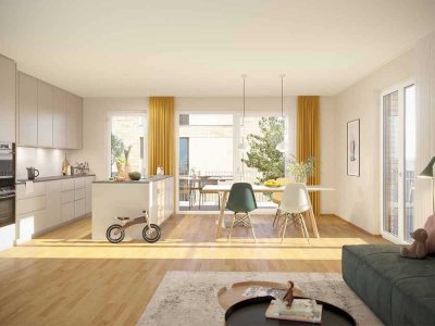 Ihr 4-Zimmer-Traumdomizil mit Echtholzparkett im autofreien Wohnquartier