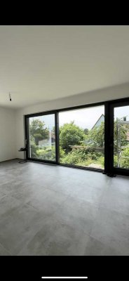 Moderne 2-Zimmer-Neubauwohnung mit Terrasse und schöner Aussicht in Birenbach - auch als  Büro..