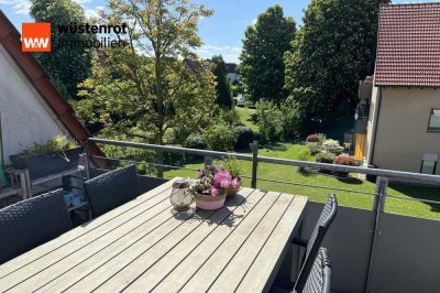 Maisonette mit Balkon und Blick in die Gärten – Ihr neues Zuhause in Bissingen