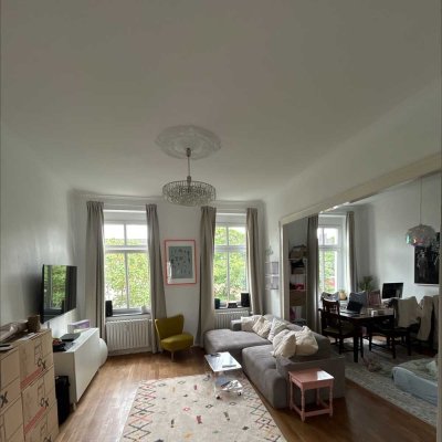 90 qm Altbau in Flingern Nord, großer Balkon, tolles Bad
