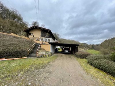 Geräumige 4-Zimmer Wohnung mit sehr großem Balkon und toller Aussicht in Winterburg