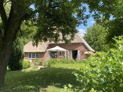 Reetdachhaus, Reetdachkate an der Ostsee