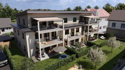 Barrierefrei und mitten in Weilheim: 4-Zimmer-Dachgeschosswohnung im Neubau-Erstbezug