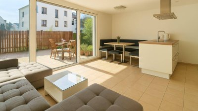 Hard: Gartenwohnung in Seenähe