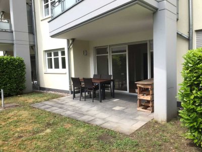 Helle EG-Wohnung mit großer Terrasse und Einbauküche in zentraler und ruhiger Lage von Siegburg