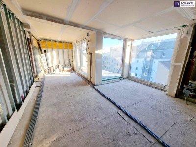 Hier oben gibt’s mehr als nur frische Luft! Einfach WOW! Ab ins Dachgeschoss und rein ins neue Leben! 4 Zimmer + Alles auf einer Ebene + Lift direkt ins Penthouse + Hochwertige Ausstattung! Jetzt zugreifen!