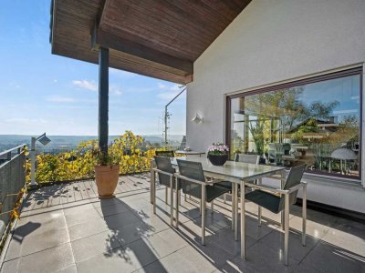 Alpen-Panoramablick über die Rheinebene                            Schweiz in Reichweite