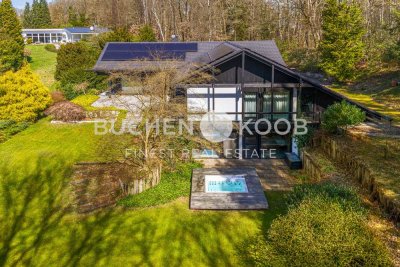 Designklassiker auf parkähnlichem Grundstück in Hittfeld-Waldesruh