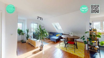 Luftig. Sonnig. Modern. – Traumhafte Dachgeschosswohnung in Berg (Pfalz)