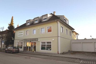 Außergewöhnliche 3,5 Zi-/DG-Stadtwohnung
zu 4.267,- €/m² -der Wohnraumriese im Herzen von Penzberg