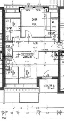 Dürnkrut | Dachgeschoßwohnung in Miete | Top 1/5 | 2. OG mit Balkon
