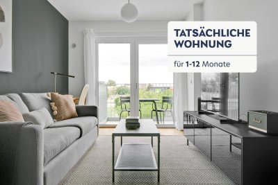 Neubau mit Stil! 2 Zimmer mit Balkon und hipper Wohnküche! Sowie Parkett, Badewanne und Ausblick (VIE185)