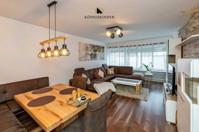 Gemütliche 2,5 Zi.-Gartengeschoß-Wohnung m. EBK, neuwertiges Bad,  Terrasse, Garten & KFZ-Stellplatz