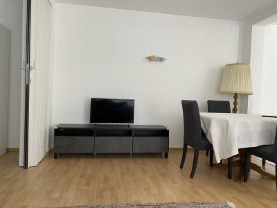 Möblierte 2-Zimmer-Souterrain-Wohnung