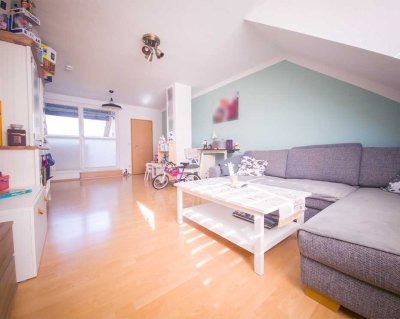 Charmante 2-Zimmer-Dachgeschosswohnung mit Terrasse und Ausblick in Jena-Ost