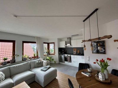 Gepflegte 2-Zimmer-Wohnung mit Einbauküche in zentraler Lage in Benningen