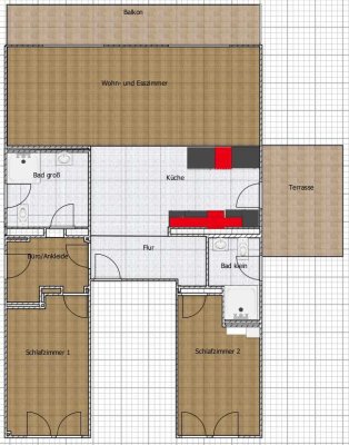 Ruhig gelegene schöne 3-Zimmer-Wohnung zum 01.01.2026 frei