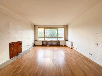 Golzheim: 3-Zimmer-Wohnung mit Modernisierungspotential