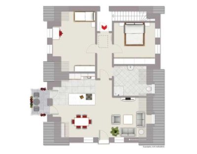 Wohnung 5: Neubauprojekt Mehrfamilienhaus mit 5 schlüsselfertigen Wohnungen