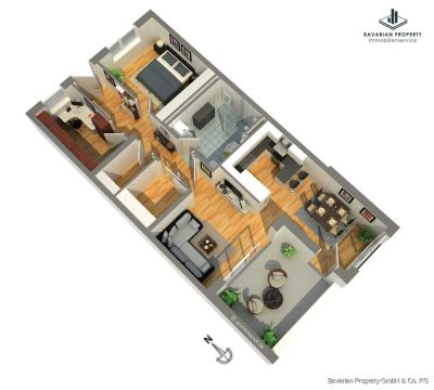 Kapitalanlage - Vermietete 3-Zimmer-Wohnung