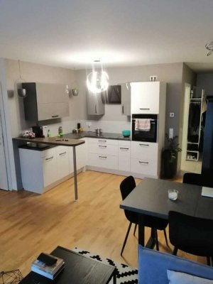 Exklusive, gepflegte 1,5-Raum-Wohnung mit Balkon und EBK in Oberkochen