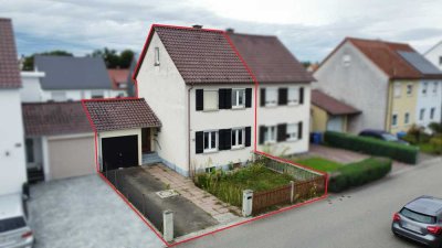 Kleine Doppelhaushälfte mit Anbaupotential zum Renovieren in Biberach- Galgenberg