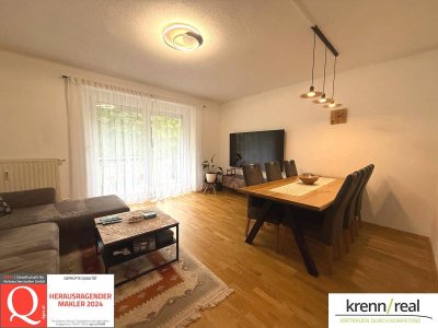 Helle 3-Zimmer-Wohnung mit Loggia nahe dem Krankenhaus