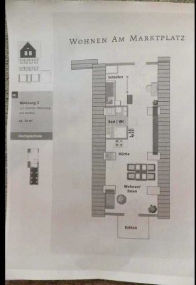 Helle 1,5 Zimmer Wohnung in der Innenstadt