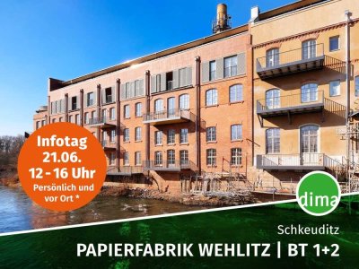 ERSTBEZUG sanierte Papierfabrik | modernes Appartement mit West-Terrasse, Bad mit Dusche u.v.m.