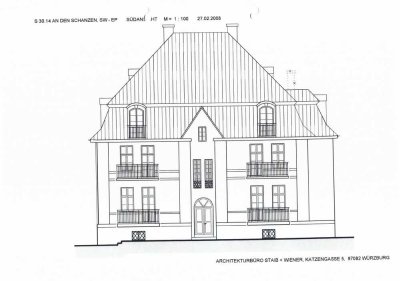 Großzügige 3-Zimmer-Wohnung in einer alten Villa mitten in Schweinfurt