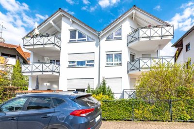 Mühlheim-Lämmerspiel: Lichtdurchflutete 3,5-Zimmer-Maisonette-Wohnung mit Süd-Balkon in ruhiger Lage