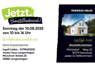 Baustellenbesuch bei massa haus - LIVE ERLEBEN!