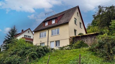 Großzügiges Einfamilienhaus mit Entwicklungspotenzial