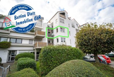 DIETZ: Gepflegte 2-Zimmer-Eigentumswohnung mit Balkon, Einbauküche, Stellplatz und Kellerraum!