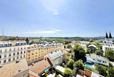 SOMMERAKTION - Provisionsfrei - PENTHOUSE - 360°-Fernblick - ca. 190m² gew. NFL - 5 Zimmer - 2 Balkone - 2 Terrassen auf Wohnebene - zzgl. ca. 65m² Dach-Terrasse - Klimaaktiv Gold Standard - Fertigstellung Q3/2025