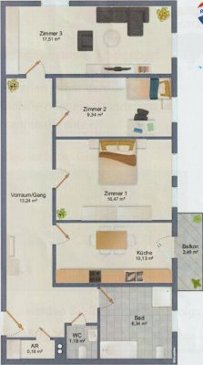 Preiswerte Wohnung mittendrin in Graz!