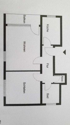 2-Zimmer-Wohnung mit Balkon in Pfullingen zur vermieten.