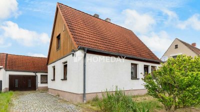 Freistehendes EFH mit Garten, Garage & Nebengebäude auf 640 m² Erbbaugrundstück in Zwenkau
