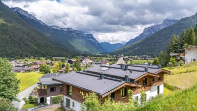 Modernes Chalet in Skiliftnähe mit Blick über Waidring