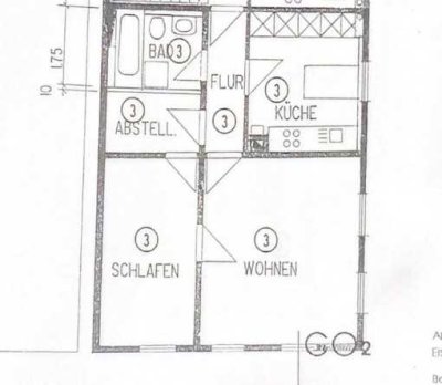 2,5-Zimmer Wohnung in Esslingen am Neckar