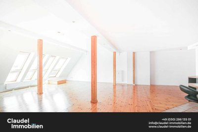 � Preis-Leistung auf dem Punkt genau - 4-Zimmer-DG-Whg mit viel Potenzial im aufstrebenden Moabit