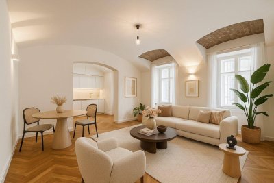 Wunderschön sanierter Altbau mit Gewölbedecke! Topage beim Hamerlingpark!