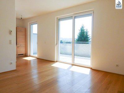 Moderne 2-Zimmerwohnung mit großer Terrasse in zentraler Lage