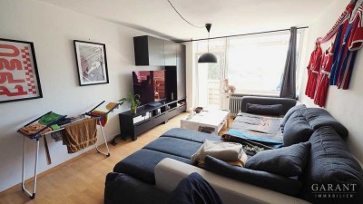 2 Zimmer-Wohnung mit Balkon und Garage!