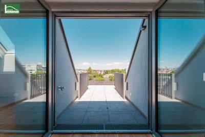 Gratuliere - Ihre Suche hat ein Ende _ traumhafte DG-Wohnung mit Terrasse und Küche im Erstbezugs-Neubau in Hofruhelage - inkl. Küche