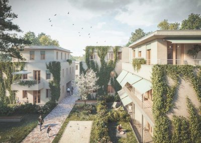 quartier brunner – Wo die Stadt Luft holt. Haar bei München. Holzmassivbauweise EH 40 + QNG