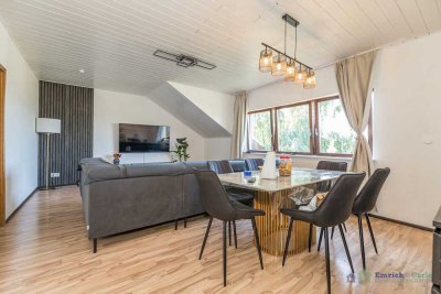 Dachgeschosswohnung mit Garten & Ausblick in Heidesheim am Rhein