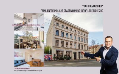 Großzügige 4-Raumwohnung mit Balkon in zentraler Lage in Leipzig / Gohlis - perfekt für Familien!