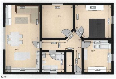 Freundliche 4-Zimmer-Wohnung mit Einbauküche und eigenem kleinen Garten