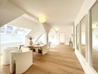 Exklusive Dachgeschosswohnung in bester Lage im 3. Bezirk | 2 Bäder